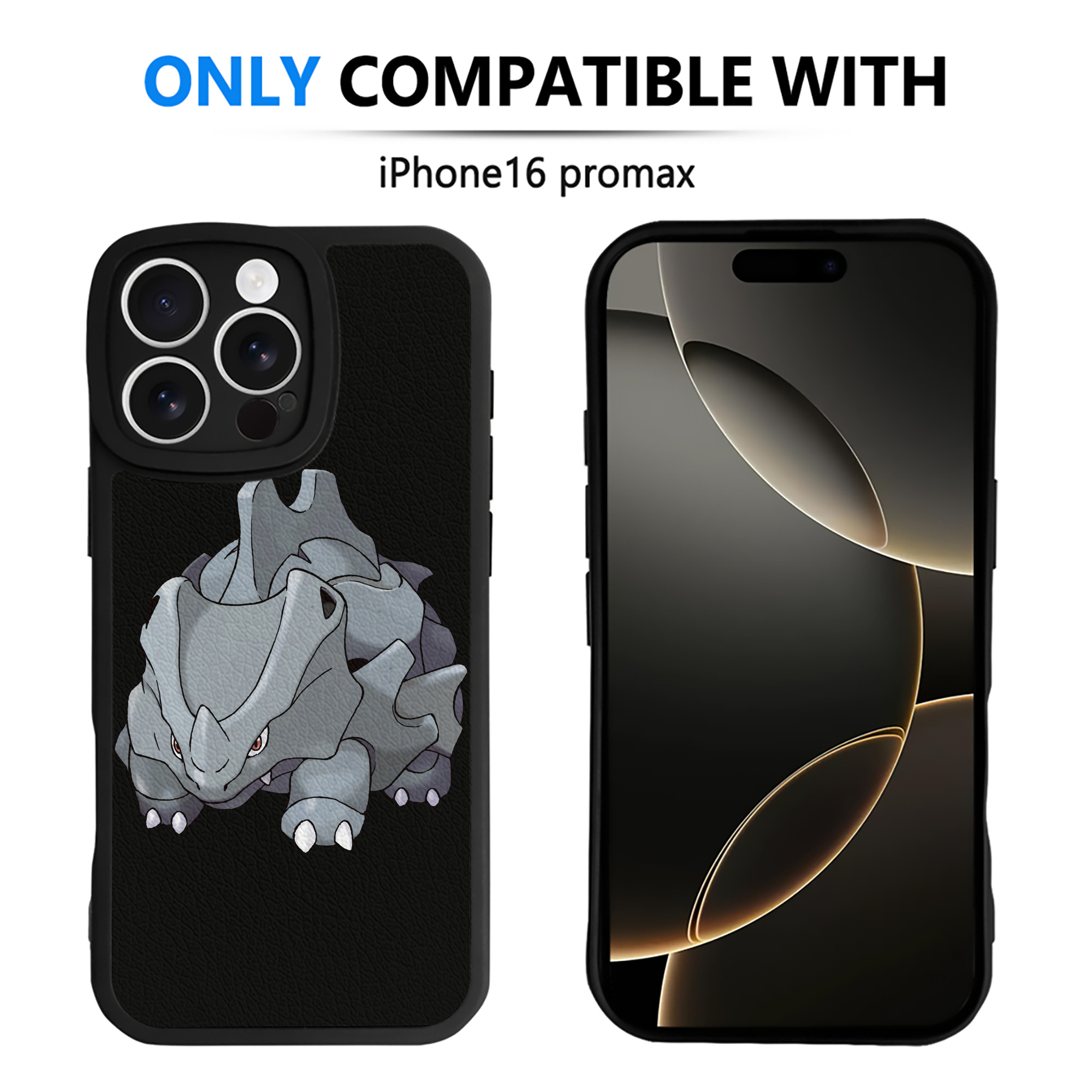 （画像用） ポケットモンスター Pokémon 【iPhone 16シリーズ対応】シリコンスマホケース（レザー調） 材質：シリコン